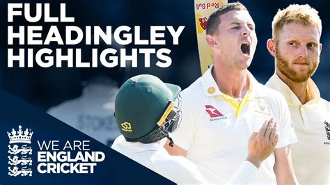 Full Test Highlights! | England v Australia - Headingley Test | Third Specsavers Ashes Test 2019 ...