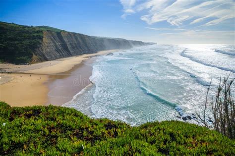 Magoito Beach, Beautiful Sandy Beach on Sintra Coast, Lisbon District ...