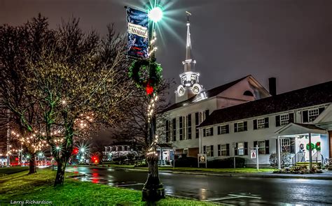 Chelmsford MA at Christmas Photograph by Larry Richardson - Fine Art ...