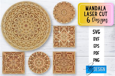 Mandala Laser Cut SVG | Mandala SVG Graphic by flydesignsvg · Creative ...