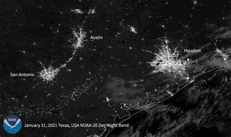 Before and after: Satellite captures Texas power outage from space ...