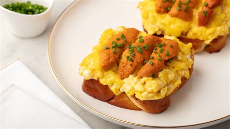 Scrambled Eggs with Sea Urchin on Toast | Get Cracking