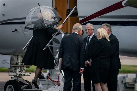 King Charles arrives at airbase near London | Reuters