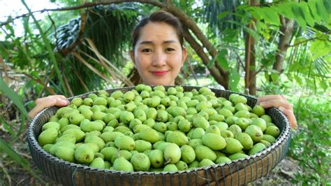 Yummy Sour Fruit With Chili Salt Eating - Yummy Eating Sour Fruit - Yummy Cooking - YouTube