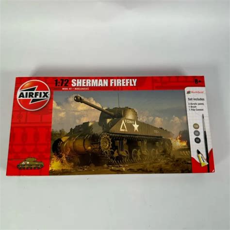 BRAND NEW AIRFIX 1:72nd Scale Sherman Firefly Tank Model Kit Perfect Xmas Gift £10.99 - PicClick UK