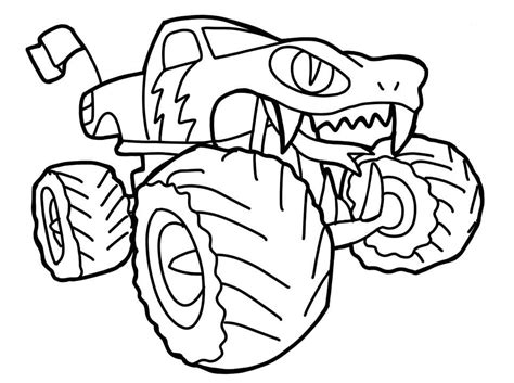 Scooby Doo Monster Truck Coloring Pages