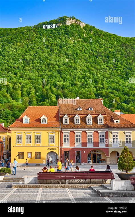 Brasov old town, Transylvania, Romania Stock Photo - Alamy