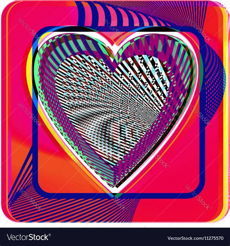 Abstract heart Royalty Free Vector Image - VectorStock