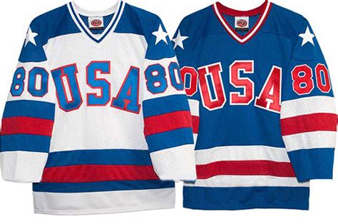 1980 USA Olympic, Miracle On Ice USA Hockey Jerseys at HockeyJerseysDirect.com