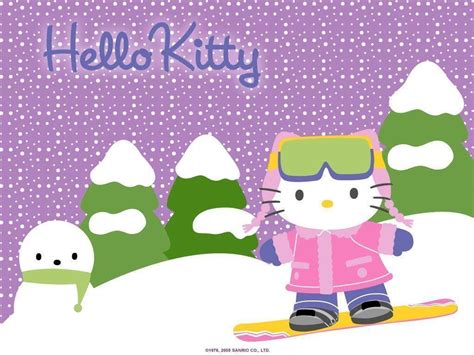 Hello Kitty Winter Wallpapers - Wallpaper Cave