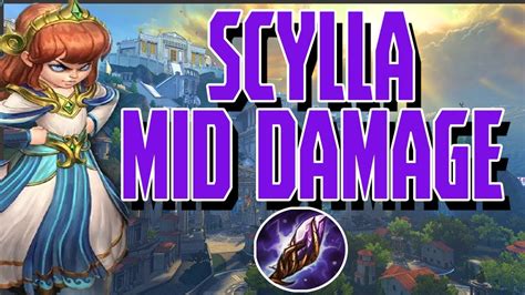 Scylla Best build! SO MUCH DAMAGE season 5 - Smite Ps4 - YouTube