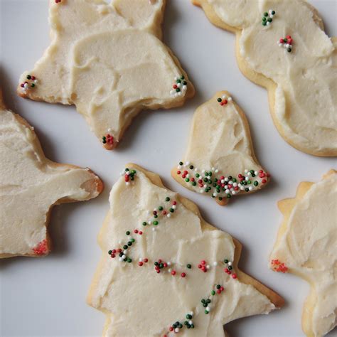 Old-Fashioned Butter Cookies with Cream Cheese Frosting