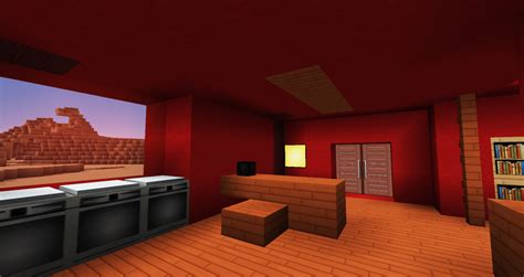 RED concrete Minecraft Map