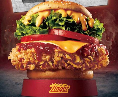 Spicy Hot Cheese Zinger Burger Returns to KFC