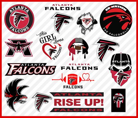 Atlanta Falcons Logo Png, Falcons Svg Cut Files, Layered Svg - Inspire ...