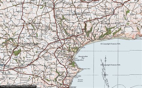 Historic Ordnance Survey Map of Sardis, 1922 - Francis Frith