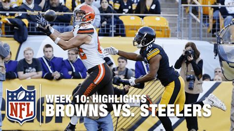 Browns vs. Steelers | Week 10 Highlights | NFL - YouTube