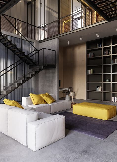 An Industrial-Inspired Apartment With Sophisticated Style