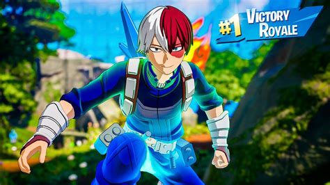 17 Kills Shoto Todoroki Skin Zero Build Win Full Gameplay Fortnite Chapter 4 Season 4 No ...