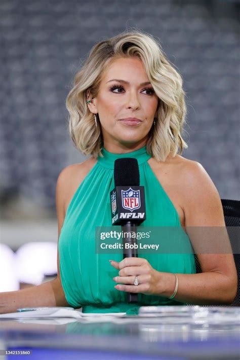 NFL Network personality Colleen Wolfe prior to a game between the ... | Hair with flair, Hair ...