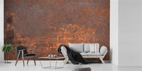 Metal & Rust Effect Wallpaper | Wallsauce AU