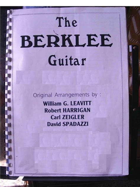 Berklee Jazz Guitar Bookpdf | PDF