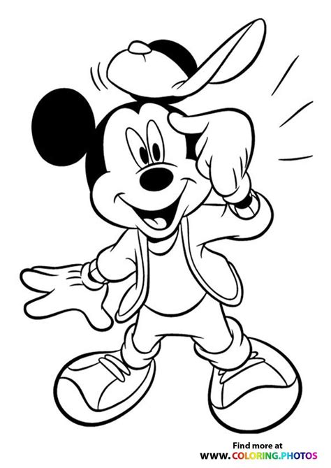 Mickey Mouse - Coloring Pages for kids | Free and easy print or download