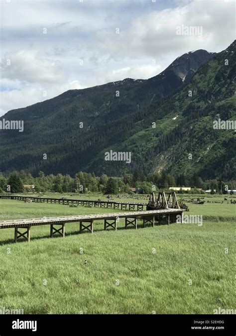 Boardwalk in Stewart, BC Stock Photo - Alamy