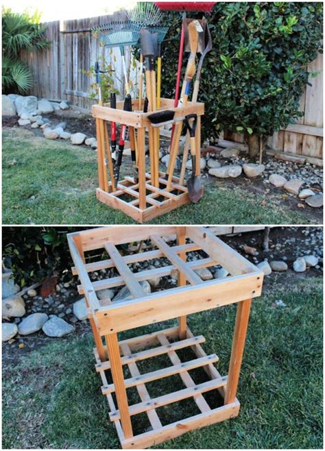 17 Easy DIY Garden Tool Storage Ideas | Garden tool storage, Yard tool ...