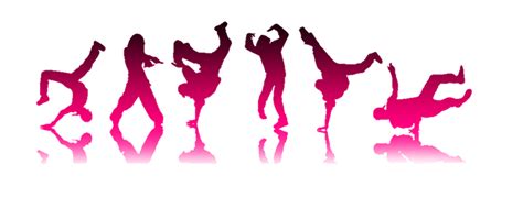 Hip Hop Dance Team Clipart.