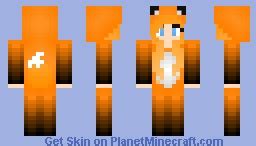 cute fox girl Minecraft Skin