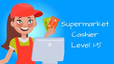 Supermarket Cashier Simulator Level 1-5 - YouTube