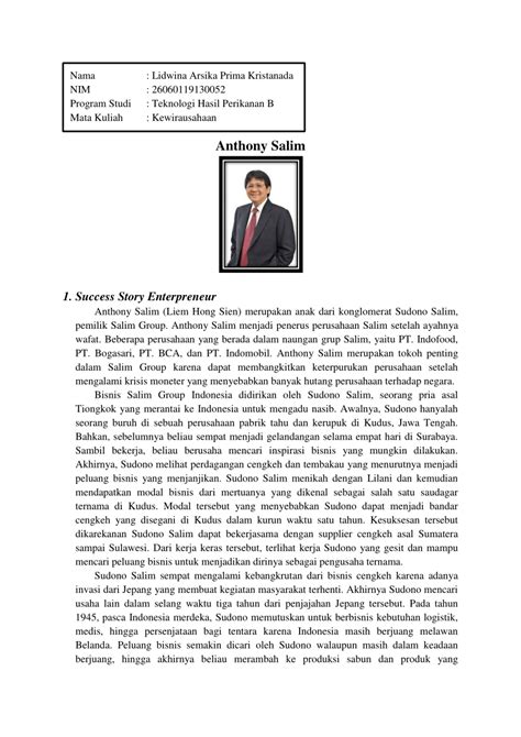 (PDF) The Success Story of Anthony Salim