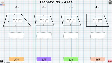 Trapezoids - Area - Coirle