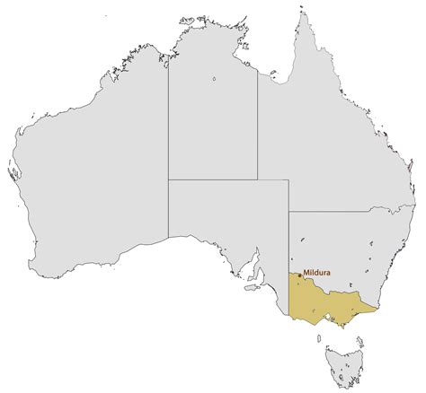 Location Map of Mildura - MapSof.net