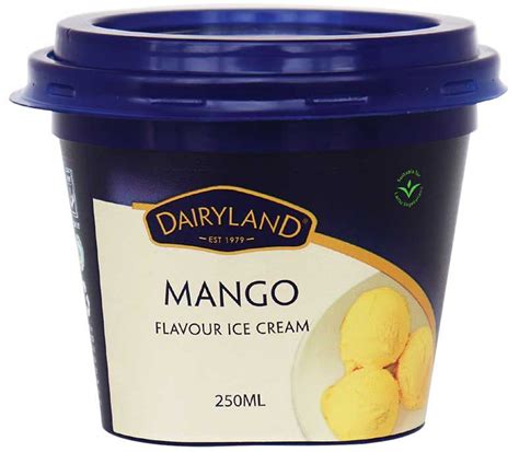 Mango Flavoured Ice Cream - Dairyland