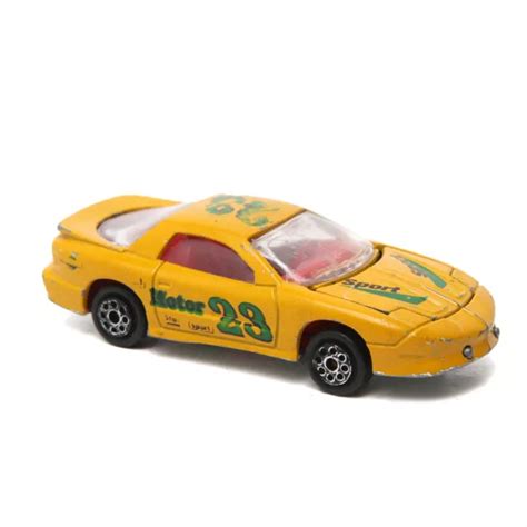 VINTAGE MAJORETTE #212 Pontiac Firebird Car Yellow Die Cast 1:63 Toy Racing $10.36 - PicClick
