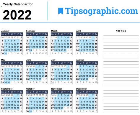 Download the 2022 Retail Marketing Calendar (With U.S. Holidays, Monday ...