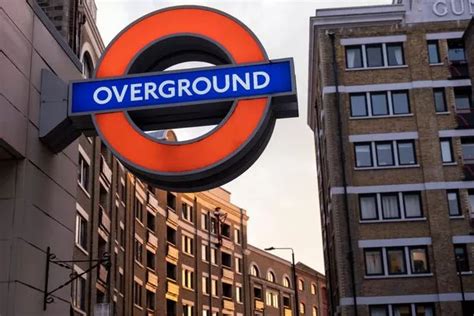 The London Overground station by the River Thames that's so far below ...