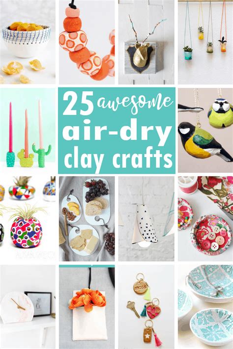 clay craft ideas: A roundup of air-dry clay projects for adults