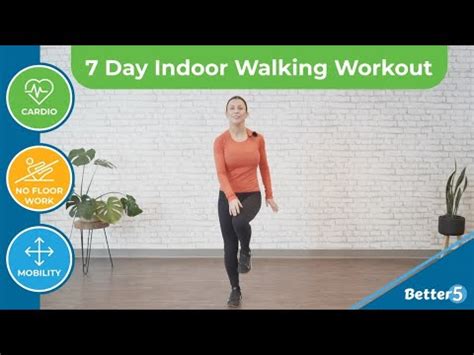 7 Day Indoor Walking Workout Preview - YouTube