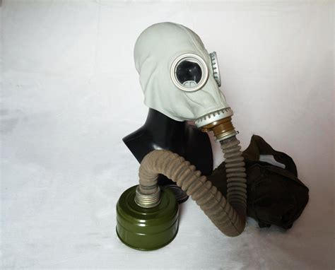 Gas mask gp5 with hose ... Soviet army gas mask.. by MaskMen