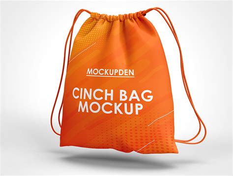 Free Cinch Bag Mockup | Ocean Mockups