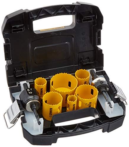 DEWALT Hole Saw Kit, Standard Electrician's Set, Bi-Metal (D180002) , Yellow | Pricepulse