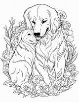 Realistic Dog Coloring Pages sketch template