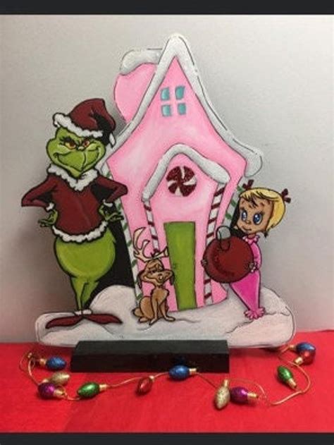 Grinch House Table Top Stand Cindy Lou Who Christmas | Etsy