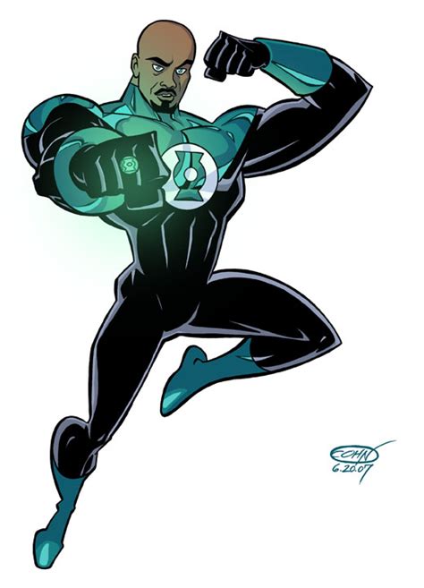 JLU Green Lantern John Stewart by ScottCohn on DeviantArt