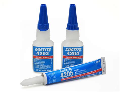 Improvements to Thermal Resistant, Rubber Toughened Loctite® Cyanoacrylate Instant Adhesives ...