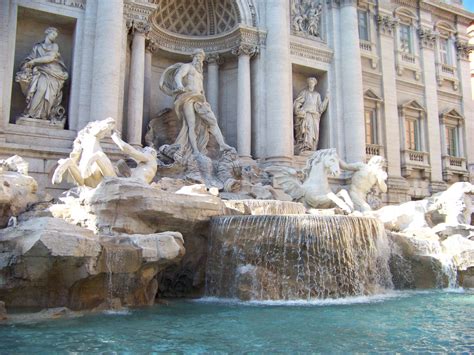 The Trevi Fountain in Rome. Toss a coin to ensure a future trip to this ...