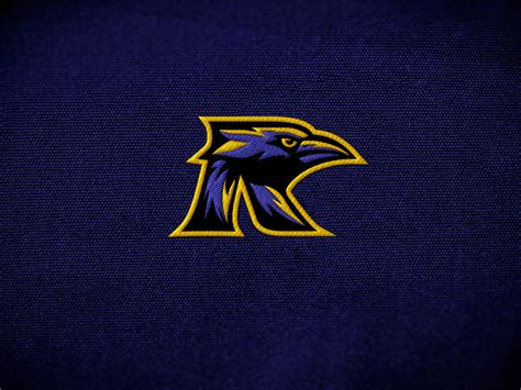 Ravens: School logo badge by Frank Sandres on Dribbble